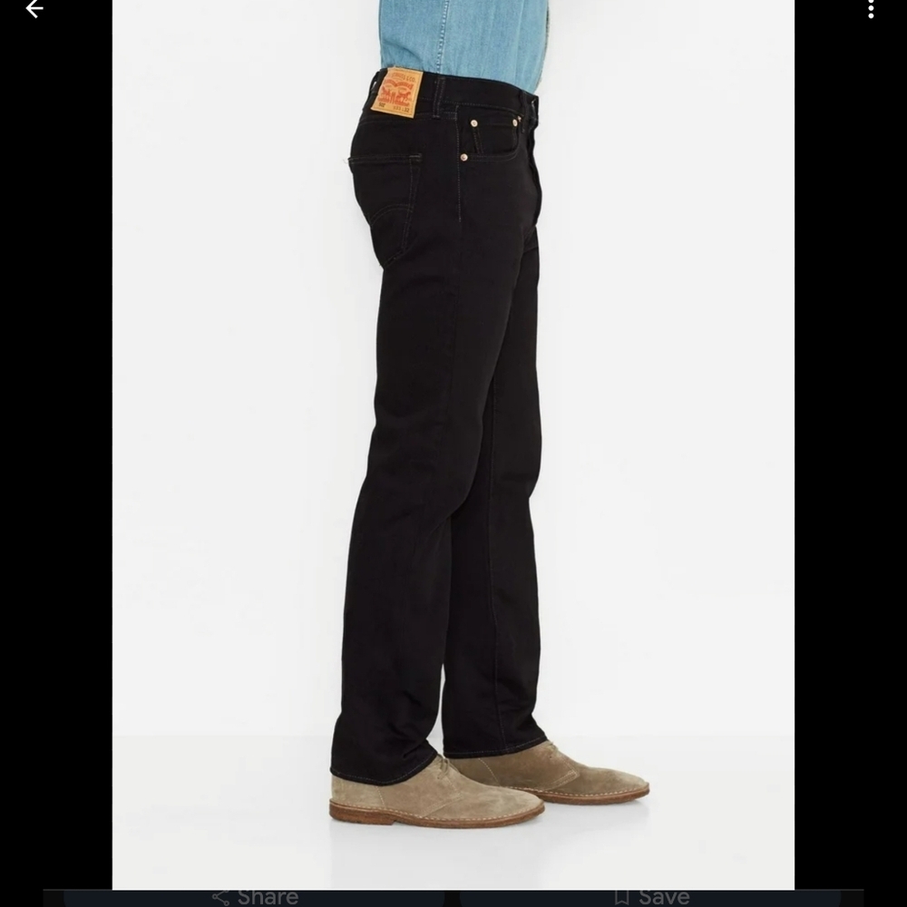 Levi's Men's Black Jeans